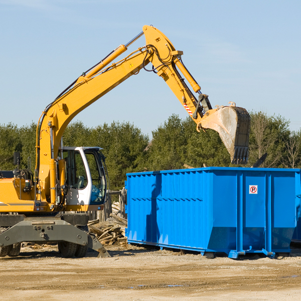 what happens if the residential dumpster is damaged or stolen during rental in Wolf Lake